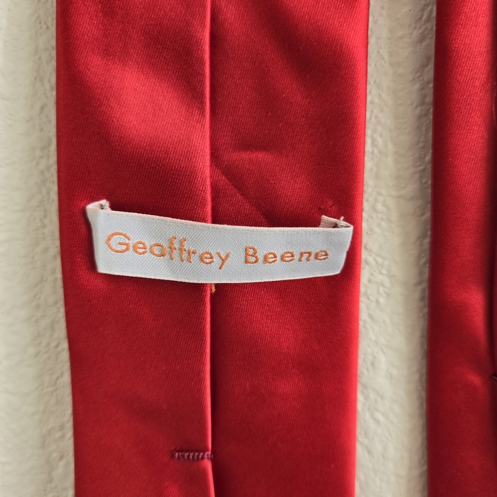 Geoffrey Beene Red Tie